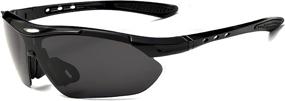 img 4 attached to 🕶️ TEXMED Polarized Sports Sunglasses: Ultimate UV Protection for Men and Women - Perfect for Baseball, Fishing, Cycling, and Running