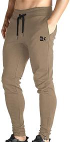 img 4 attached to BROKIG Mens Zip Jogger Pants Men's Clothing in Active