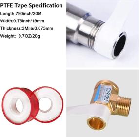 img 1 attached to 🔧 Teflon Thread Tape - The Ultimate PTFE Plumbers Sealant for Leaks