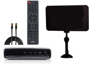 img 4 attached to Exuby Digital Converter Box for TV with Flat Antenna, RF Cord, Full HD Recording & Watching of Free Digital Channels (Instant & Scheduled Recording, 1080P, HDMI Out, 7 Day Program Guide & LCD Screen)