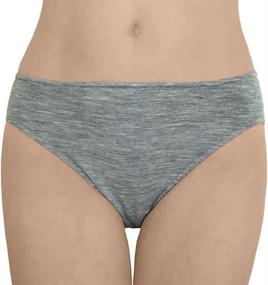 img 4 attached to Moisture-Wicking Merino Wool Silk Thermal Panties Briefs for Women