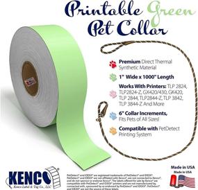 img 3 attached to 🐾 Versatile Green Printable Pet Collars: Compatible with a Range of Printers and Software