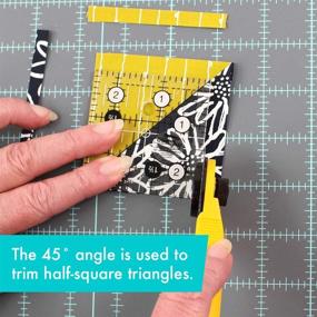 img 1 attached to 📏 Precision Perfection: Creative Grids Quilt Ruler 2-1/2in Square - CGR2