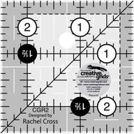 📏 precision perfection: creative grids quilt ruler 2-1/2in square - cgr2 logo