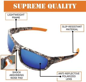 img 3 attached to Advanced Polarized Camouflage Sport Fishing Sunglasses: Enhance Vision and Style