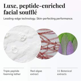 img 3 attached to 🧼 Le Mieux Peptide Foam Cleanser: Age Defying Face Wash with Marine Collagen & 3 Peptides for Glowing Skin - Gentle Foaming Cleanser for Dry Skin, No Parabens or Sulfates (6 oz / 180 ml)