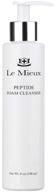 🧼 le mieux peptide foam cleanser: age defying face wash with marine collagen & 3 peptides for glowing skin - gentle foaming cleanser for dry skin, no parabens or sulfates (6 oz / 180 ml) logo