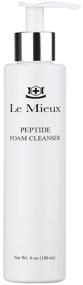 img 4 attached to 🧼 Le Mieux Peptide Foam Cleanser: Age Defying Face Wash with Marine Collagen & 3 Peptides for Glowing Skin - Gentle Foaming Cleanser for Dry Skin, No Parabens or Sulfates (6 oz / 180 ml)