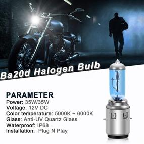 img 3 attached to WinPower Ba20D Motorcycle Headlight Halogen