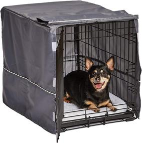 img 4 attached to Discover the MidWest Homes for Pets 1New World Dog Crate: A Perfect Haven for Your Furry Friend