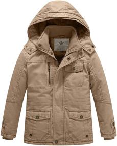 img 4 attached to Boys' Clothing - WenVen Girls Active Jacket with Removable Feature in Jackets & Coats
