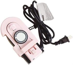img 4 attached to ✨ Compact Mini Folding Electric Dual Voltage Iron - Travel-friendly Dust-Proof Irons for School, Home & Trips - 100-240V - Pink