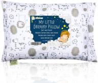 🛏️ keasafari organic cotton toddler pillow with pillowcase - 13x18 - soft and machine washable - perfect for sleeping, travel, toddler cot, bed set - ideal for toddlers, kids, and children logo
