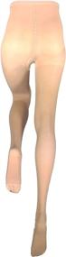 img 1 attached to Truform Women's Beige Tall Compression 👩 Pantyhose: 20-30 mmHg Support Tights for Hosiery