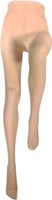 img 2 attached to Truform Women's Beige Tall Compression 👩 Pantyhose: 20-30 mmHg Support Tights for Hosiery