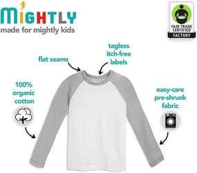 img 2 attached to 👶 Premium Sleeved Organic Certified Boys' Clothing for Mighty Toddlers