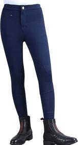 img 1 attached to Equestrian Breeches Pull Riding Jodhpurs