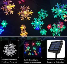 img 1 attached to Christmas Snowflakes Snowflake Outdoor Waterproof