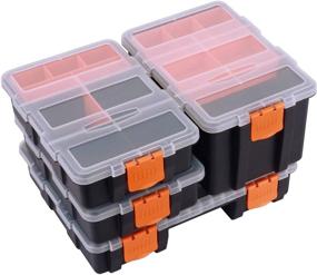 img 4 attached to Makitoyo MP009 Hardware & Parts Organizers: Versatile and Durable Toolbox Set - 4PCS: Storage Solution