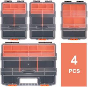 img 3 attached to Makitoyo MP009 Hardware & Parts Organizers: Versatile and Durable Toolbox Set - 4PCS: Storage Solution