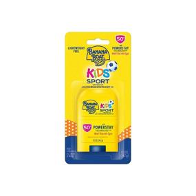 img 4 attached to 🍌 Banana Boat Kids Sport SPF 50 Sunscreen Stick, 0.5oz - Sting-Free, Tear-Free, Reef Friendly, Broad Spectrum Protection