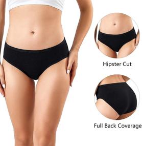 img 2 attached to Womens Underwear Breathable Hipster Panties Women's Clothing in Lingerie, Sleep & Lounge