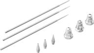 🎨 paasche airbrush vl-227 spray heads - complete set of sizes 1, 3, 5 (pack of 3) логотип