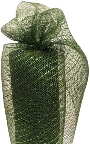 img 1 attached to 🍂 4 Rolls of 10-inch Decorative Harvest Mesh in Fall Colors - Orange, Yellow, Green, Brown, 10 Yards Each