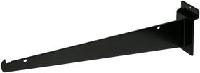 img 2 attached to 🔪 Sleek and Functional Black Slatwall Knife Shelf Bracket: Organize with Style!