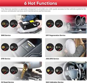 img 1 attached to 🔧 Autel DS808K MaxiDAS Diagnostic Scanner with Bi-Directional Control, OE Level Diagnosis, Oil Reset, ABS Bleed, SRS, SAS, DPF, EPB, BMS | Upgraded Version of MP808/DS808
