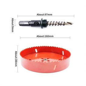 img 2 attached to 🔩 Metal Cutting Arbor for Bi-Metal Drill Cutter