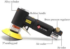 img 3 attached to 🔧 SI FANG Mini Orbital Sander: Compact and Powerful Sanding Tool for Precision Finishing