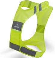 🏃 the rocky peak reflective running vest with pocket - top-rated safety gear, ideal for men & women, suitable for biking, cycling, walking (small-large) логотип