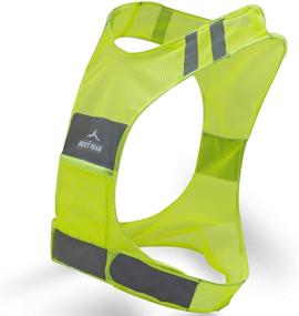 img 4 attached to 🏃 The Rocky Peak Reflective Running Vest with Pocket - Top-Rated Safety Gear, Ideal for Men & Women, Suitable for Biking, Cycling, Walking (Small-Large)