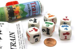 img 2 attached to 🚂 Fantastic Fun with Dice Games: Introducing the Koplow Train Game!