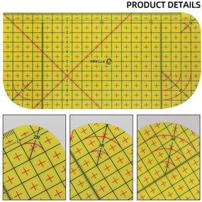 img 2 attached to 📏 Hot Ironing Measuring Ruler: Patchwork Control, DIY Sewing Tool - 2 PCS