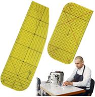 📏 hot ironing measuring ruler: patchwork control, diy sewing tool - 2 pcs logo