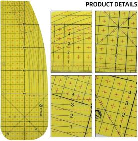 img 3 attached to 📏 Hot Ironing Measuring Ruler: Patchwork Control, DIY Sewing Tool - 2 PCS