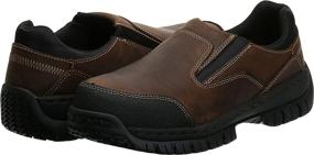 img 2 attached to Skechers Work Hartan Slip Brown Men's Shoes