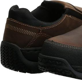 img 1 attached to Skechers Work Hartan Slip Brown Men's Shoes