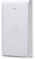 enhance your wi-fi coverage with ubiquiti networks unifi in-wall wi-fi access point 802.11ac wave 2 (uap-iw-hd-us), white logo