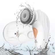 🧖 rechargeable facial cleansing brush: exfoliate, freshen & brighten your face - waterproof face spin brush technology for effective face scrub logo