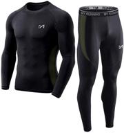 medium men's compression sleeve underwear for active fitness clothing logo