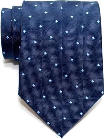 img 1 attached to 👔 Retreez Men's Accessories: Retro Square Dots Woven Ties, Cummerbunds & Pocket Squares