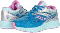 👟 saucony cohesion lace: versatile unisex girls' running shoes and athletic footwear logo