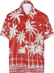 img 4 attached to LEELA Funky Hawaiian Holiday Black_W452 Outdoor Recreation for Outdoor Clothing