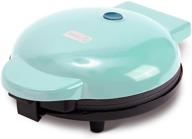 🍳 dash express 8” aqua waffle maker: versatile breakfast, lunch, or snack cooking, easy clean dual non-stick surfaces логотип