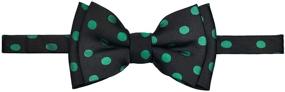 img 2 attached to 🎀 Timeless Style: Retreez Classic Polka Dots Pre-tied Boy's Bow Tie - A Woven Microfiber Essential