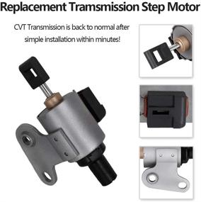 img 3 attached to 🚙 Шаговый двигатель CVT-трансмиссии для Nissan Murano Maxima Altima Versa 3.5L - Заменяет JF010E JF009E RE0F09A RE0F09B - 2003-2014