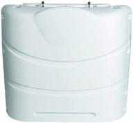 camco 40542 heavy-duty 20lb or 30lb dual propane tank cover (polar white) logo